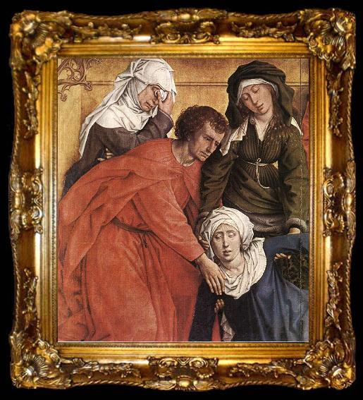 framed  WEYDEN, Rogier van der Deposition (detail), ta009-2